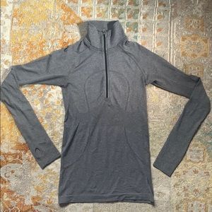 Lululemon slate swiftly tech with collar